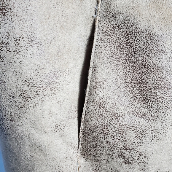 NWOT Dennis Basso Faux Fur/ Suede Vest - Picture 5 of 9